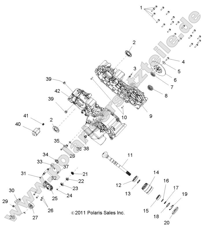 Drive Train, Main Gearcase