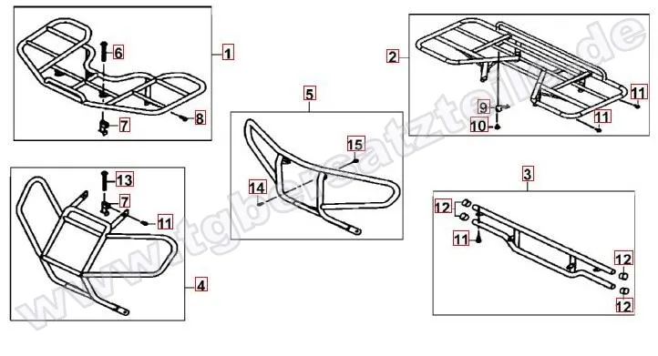 Gepäckträger vo. und hi.