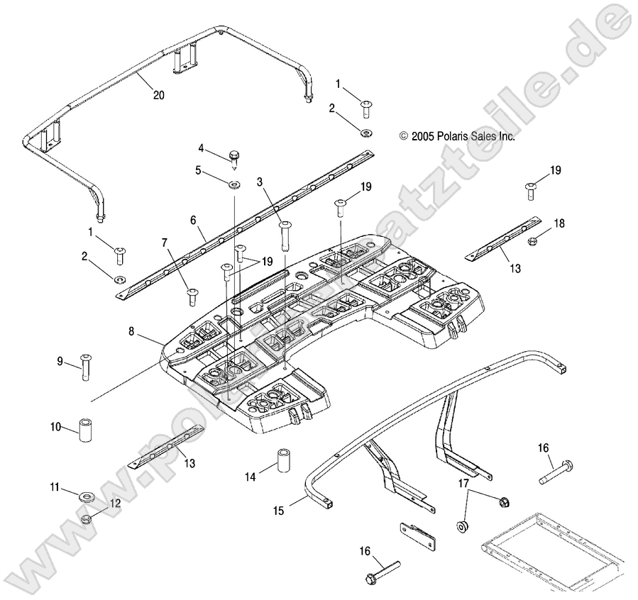 RACK MOUNTING, REAR RACK MOUNTING, REAR