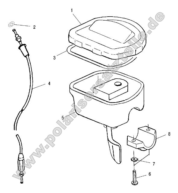 Controls - Throttle Asm./Cable