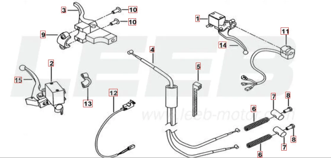 Schalter-Hebel Schalter-Hebel