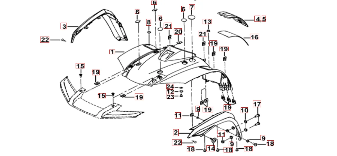 Frontverkleidung Frontverkleidung