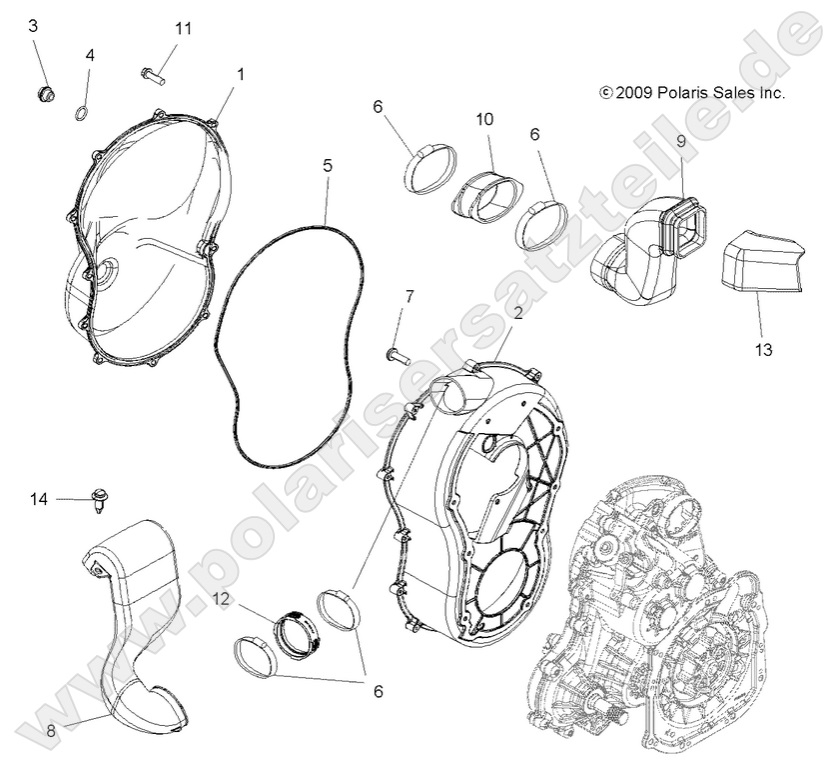 BODY, CLUTCH COVER BODY, CLUTCH COVER