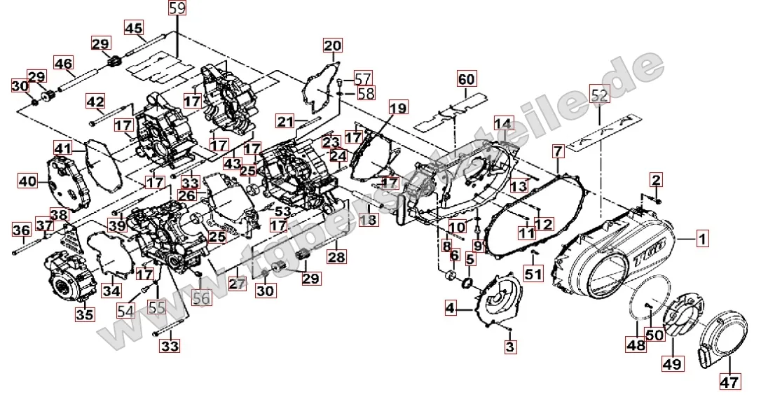 Motorgehäuse Motorgehäuse