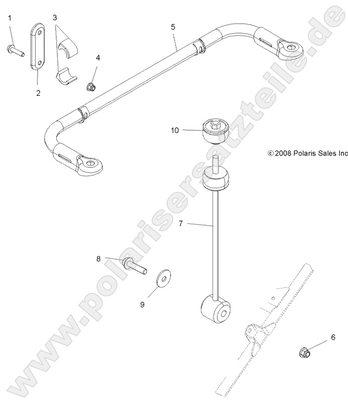 SUSPENSION, STABILIZER BAR SUSPENSION, STABILIZER BAR