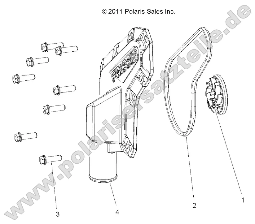 Engine, Waterpump Impeller and Cover Engine, Waterpump Impeller and Cover