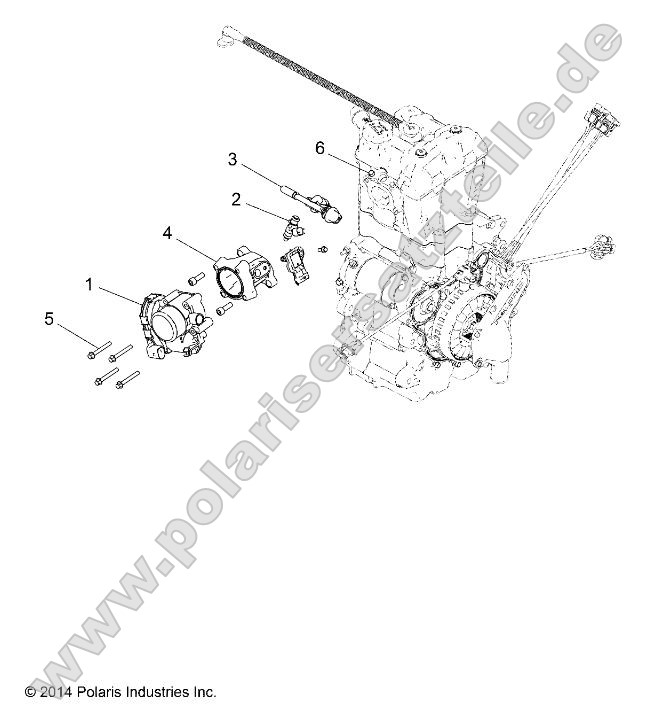 Engine, Throttle Body and Fuel Rail Engine, Throttle Body and Fuel Rail
