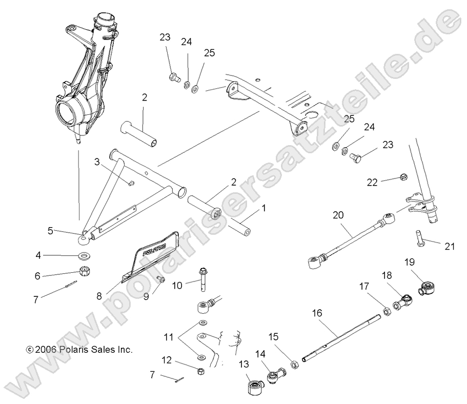 SUSPENSION, FRONT SUSPENSION, FRONT