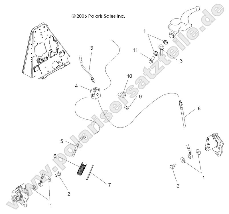BRAKE LINES, FRONT BRAKE LINES, FRONT