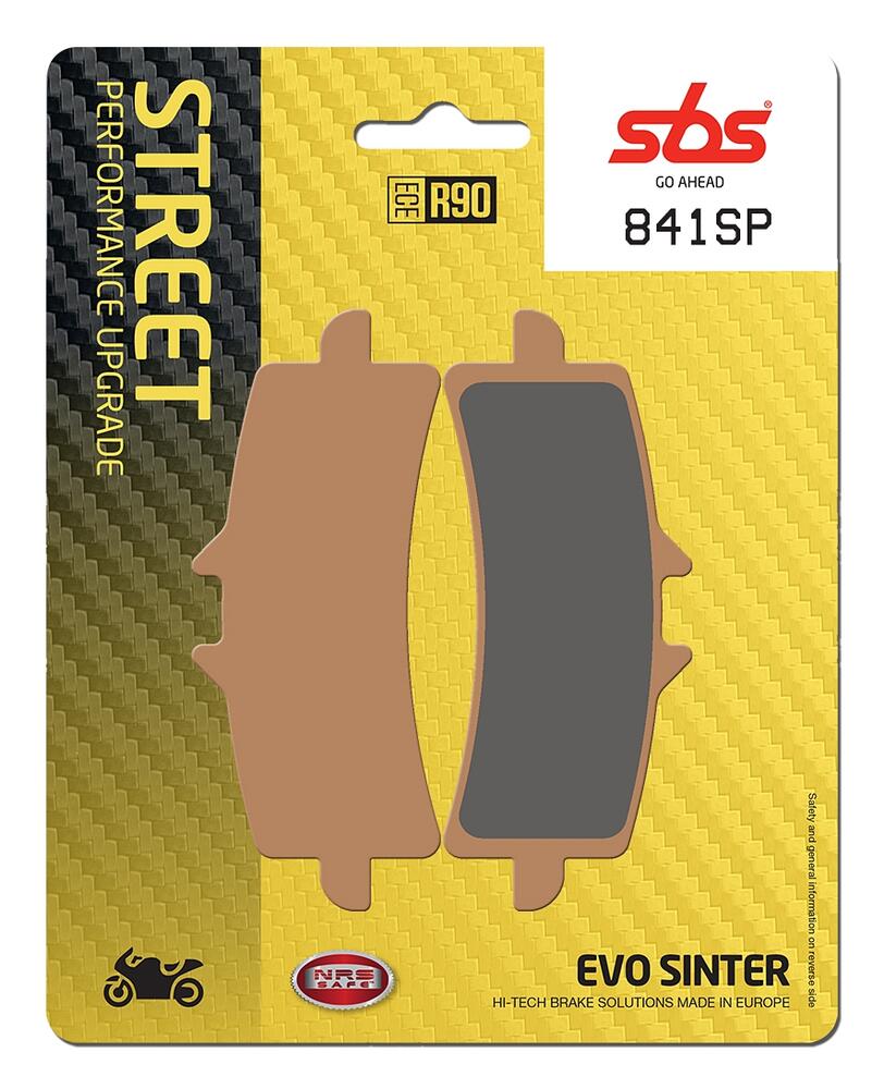 SBS_841_SP SBS Bremsbeläge SP EVO Sintermetall ABE - 841SP
