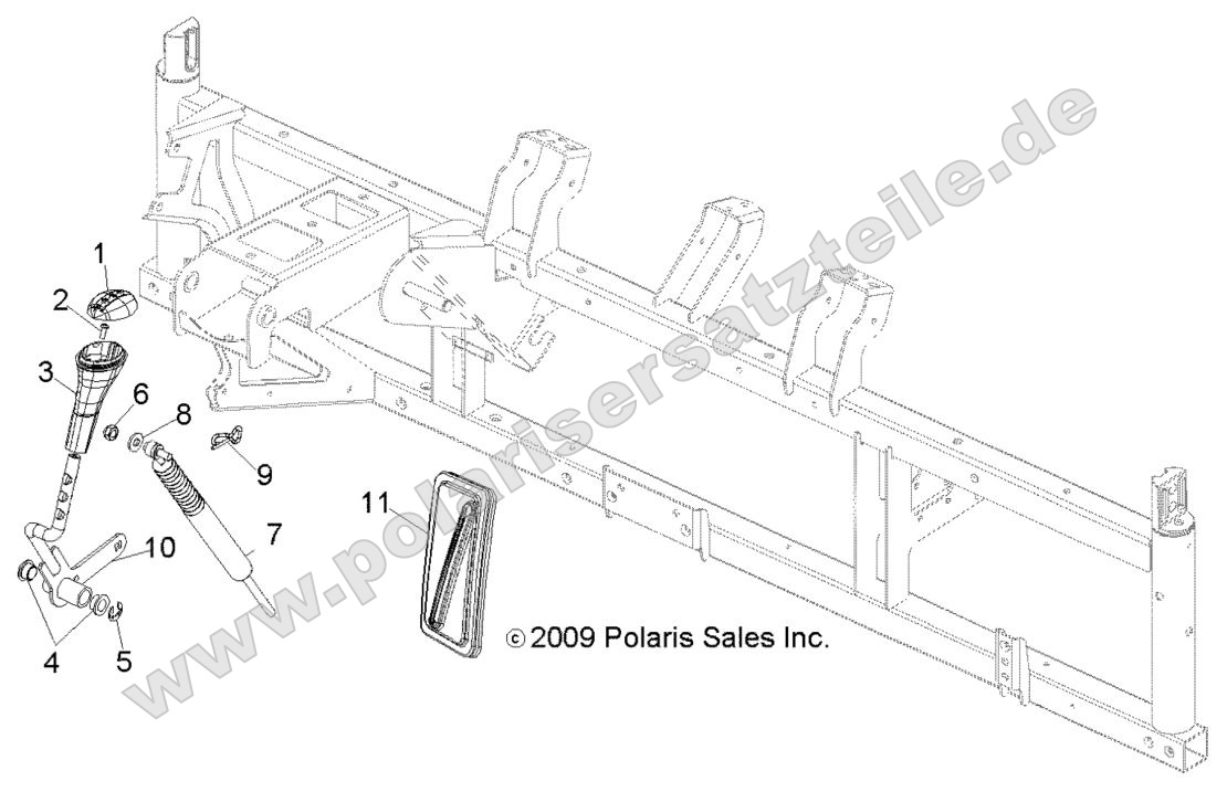 Drive Train, Gear Selector Drive Train, Gear Selector