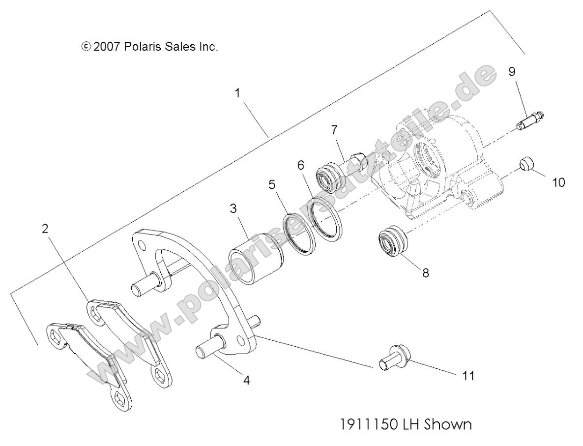 Brakes, Front Caliper Brakes, Front Caliper