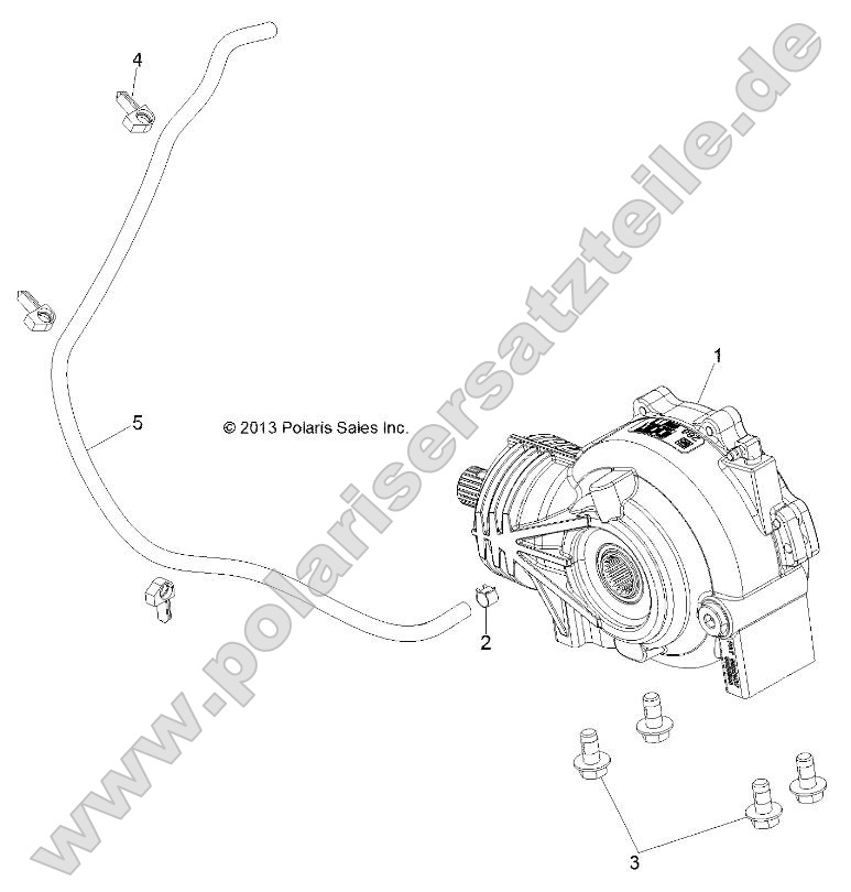 Drive Train, Front Gearcase Mounting Drive Train, Front Gearcase Mounting