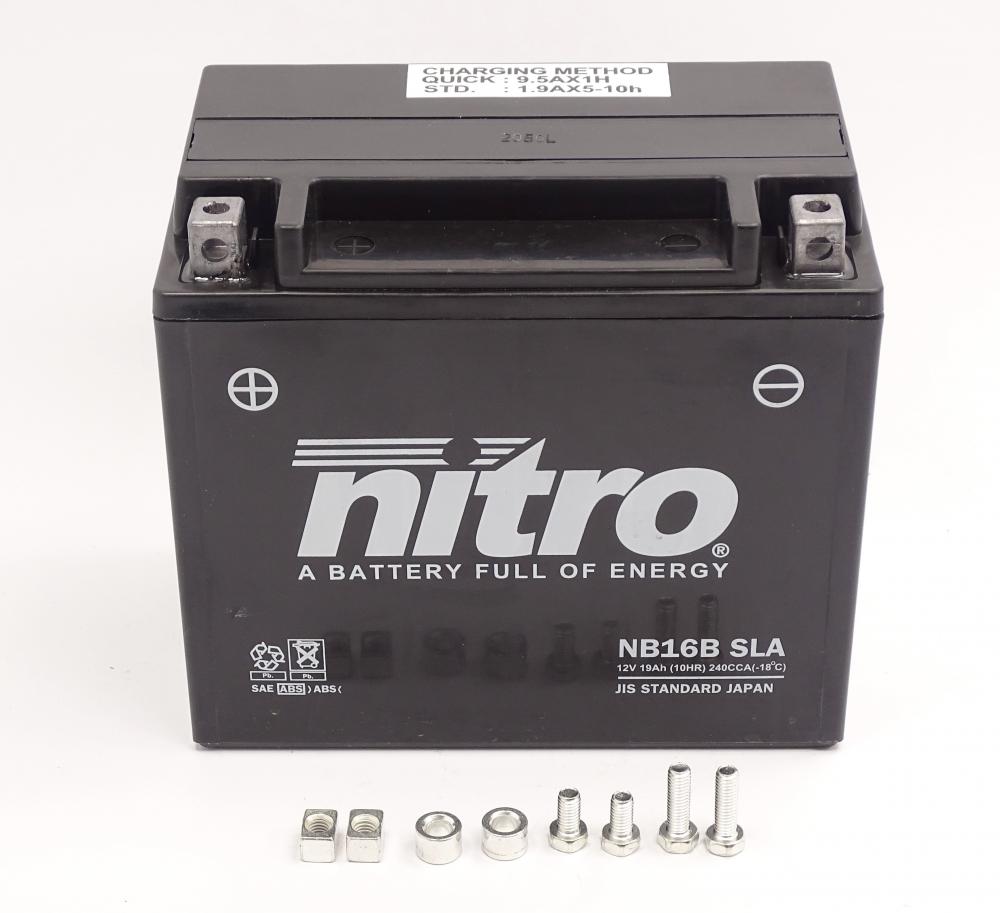 Nitro_NB16B_SLA_GEL_AGM_Batterie_12V_19AH___Einbaufertig_YB16_B_3 Nitro NB16B SLA GEL AGM Batterie 12V 19AH - Einbaufertig (YB16-B)