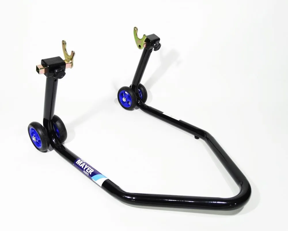 TMP_Hinterrad_Montagestaender_schwarz_blau_mit_V_Gabelaufnahme_6695_1 TMP Hinterrad Montageständer schwarz-blau mit V-Gabelaufnahme