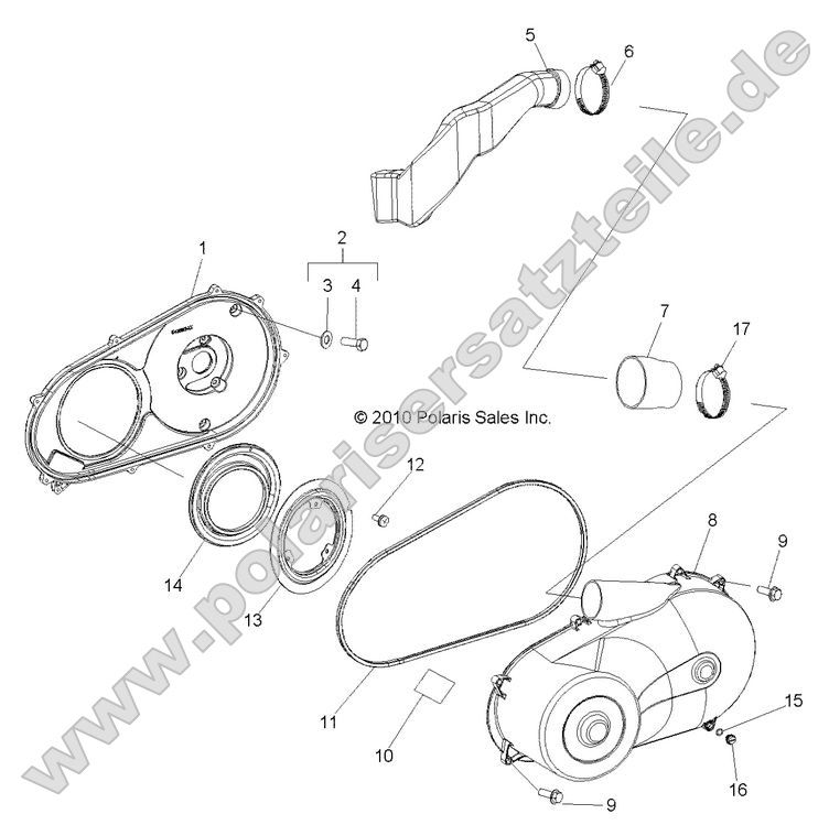 Drive Train, Clutch Cover