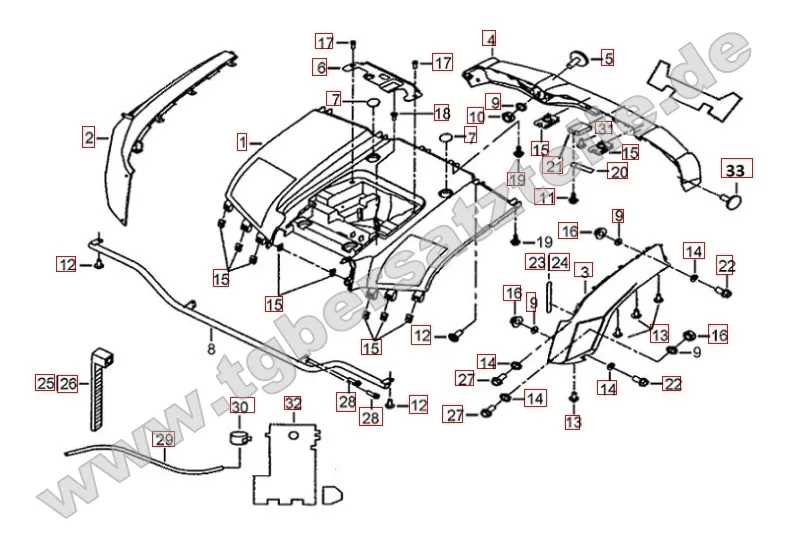 Heckverkleidung Heckverkleidung