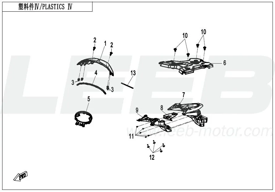 Verkleidungsteile 4 Verkleidungsteile 4