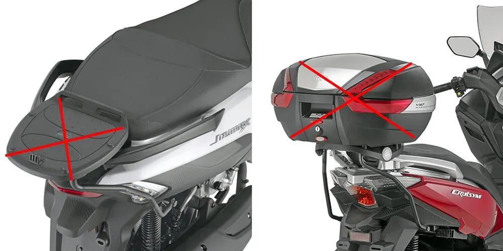 Givi Topcaseträger für Monokey und Monolock Koffer - SYM Joymax Z 300 / Cruisym 300