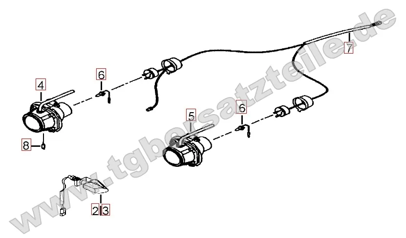 Scheinwerfer - Blinker vorne Scheinwerfer - Blinker vorne