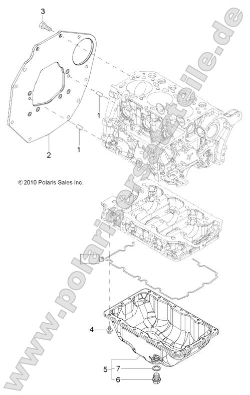 Engine, Mounting Flange and Oil Sump Engine, Mounting Flange and Oil Sump