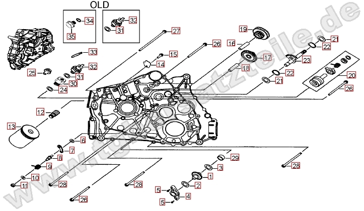 Motorgehäuse links (1)