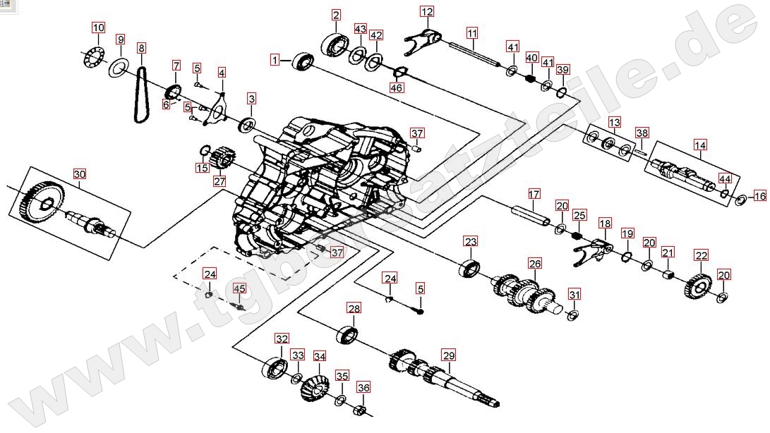 Motorgehäuse links (2)