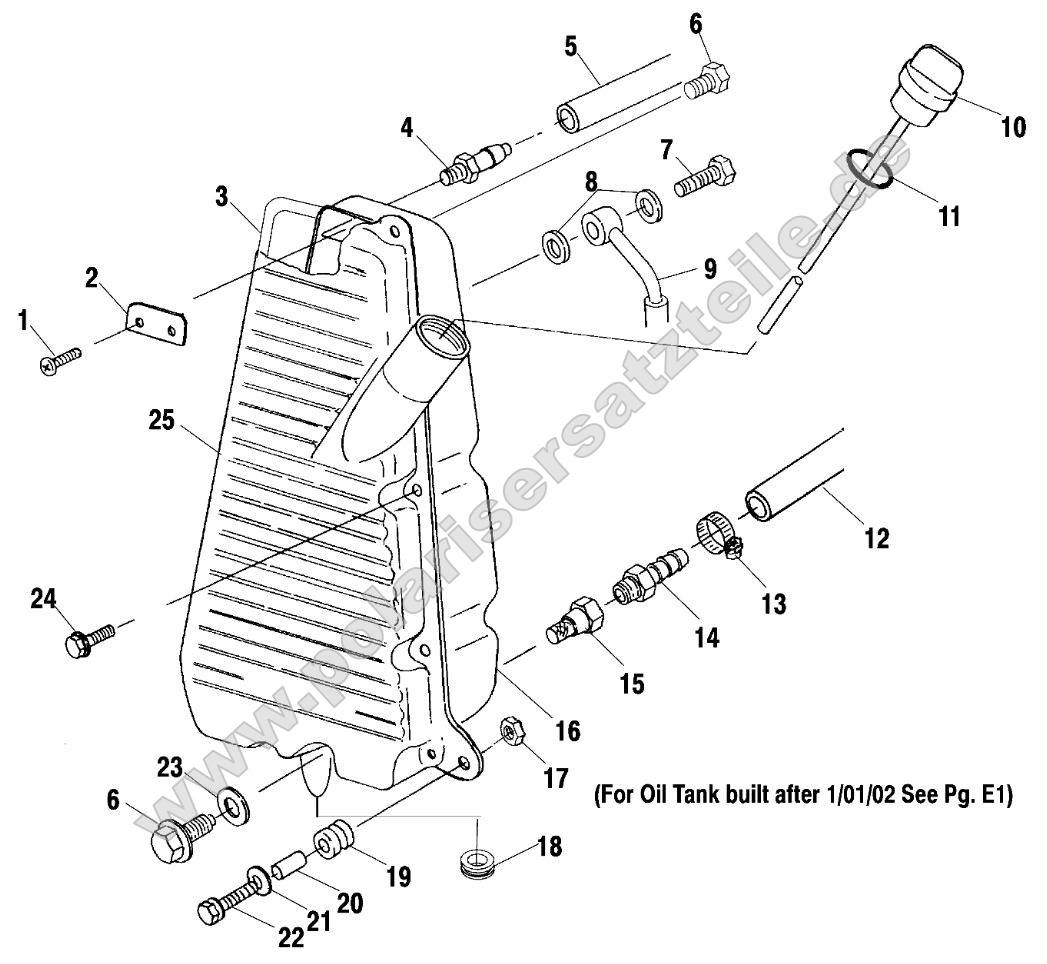 Oil Tank (if built before 1/01/02) Oil Tank (if built before 1/01/02)
