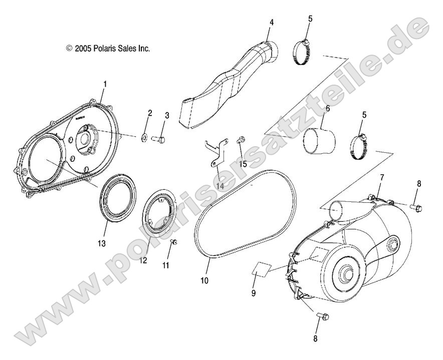 Drive Train, Clutch Cover