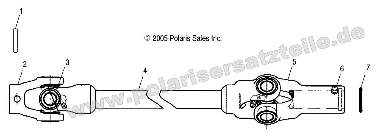 Drive Train, Front Prop Shaft