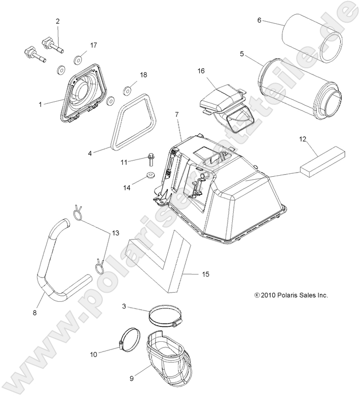 ENGINE, AIR INTAKE (Built 10/22/10 and Before) ENGINE, AIR INTAKE (Built 10/22/10 and Before)