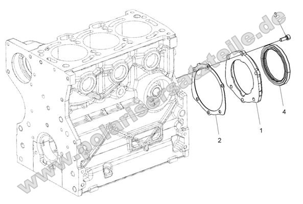 Engine, Crankshaft Oil Seal Flange Engine, Crankshaft Oil Seal Flange