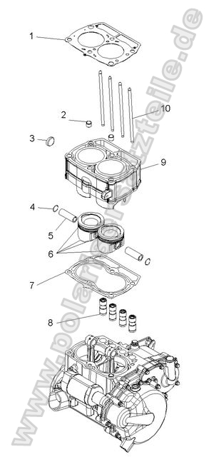 Engine, Piston and Cylinder