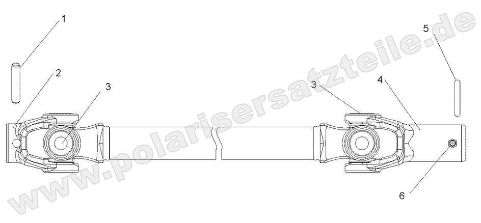 DRIVE TRAIN, FRONT PROP SHAFT