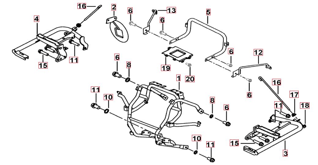 Motorgehäuse rechts