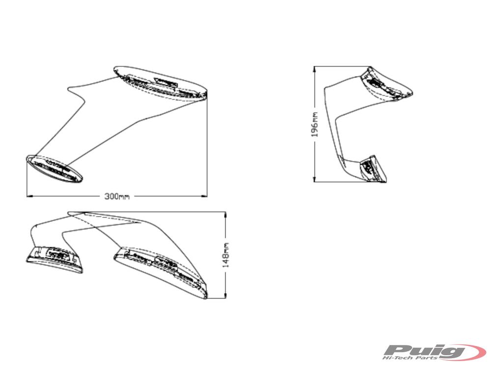 Puig_Sport_Side_Downforce_Spoiler___schwarz___Kawasaki_ZX10R_2020_23_3 Puig Sport Side Downforce Spoiler - schwarz - Kawasaki ZX10-R /R Ninja 2021-23
