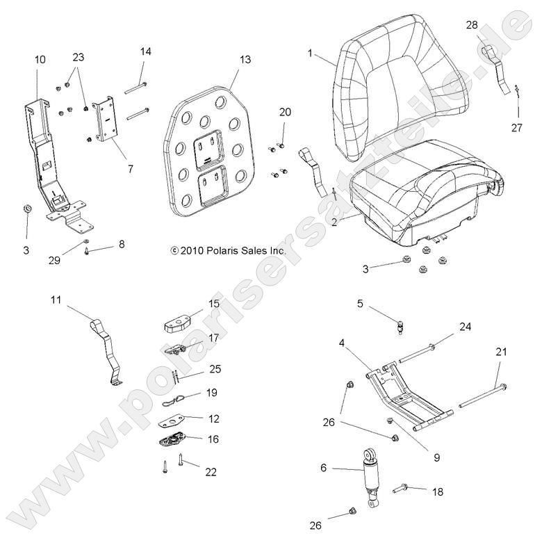 BODY, PASSENGER SEAT BOTTOM and SEAT BACK BODY, PASSENGER SEAT BOTTOM and SEAT BACK