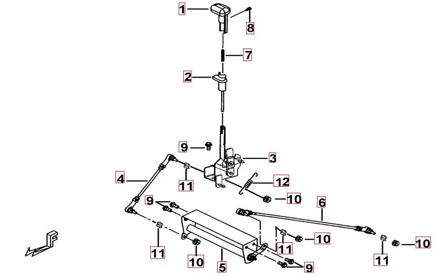 Gangschalthebel Gangschalthebel