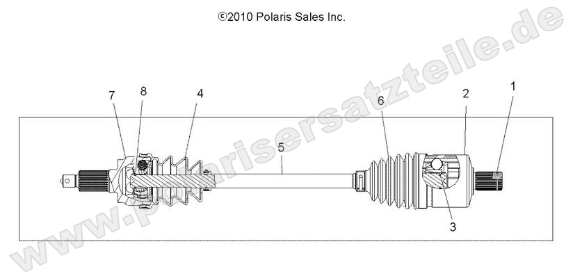 DRIVE TRAIN, DRIVE SHAFT, FRONT