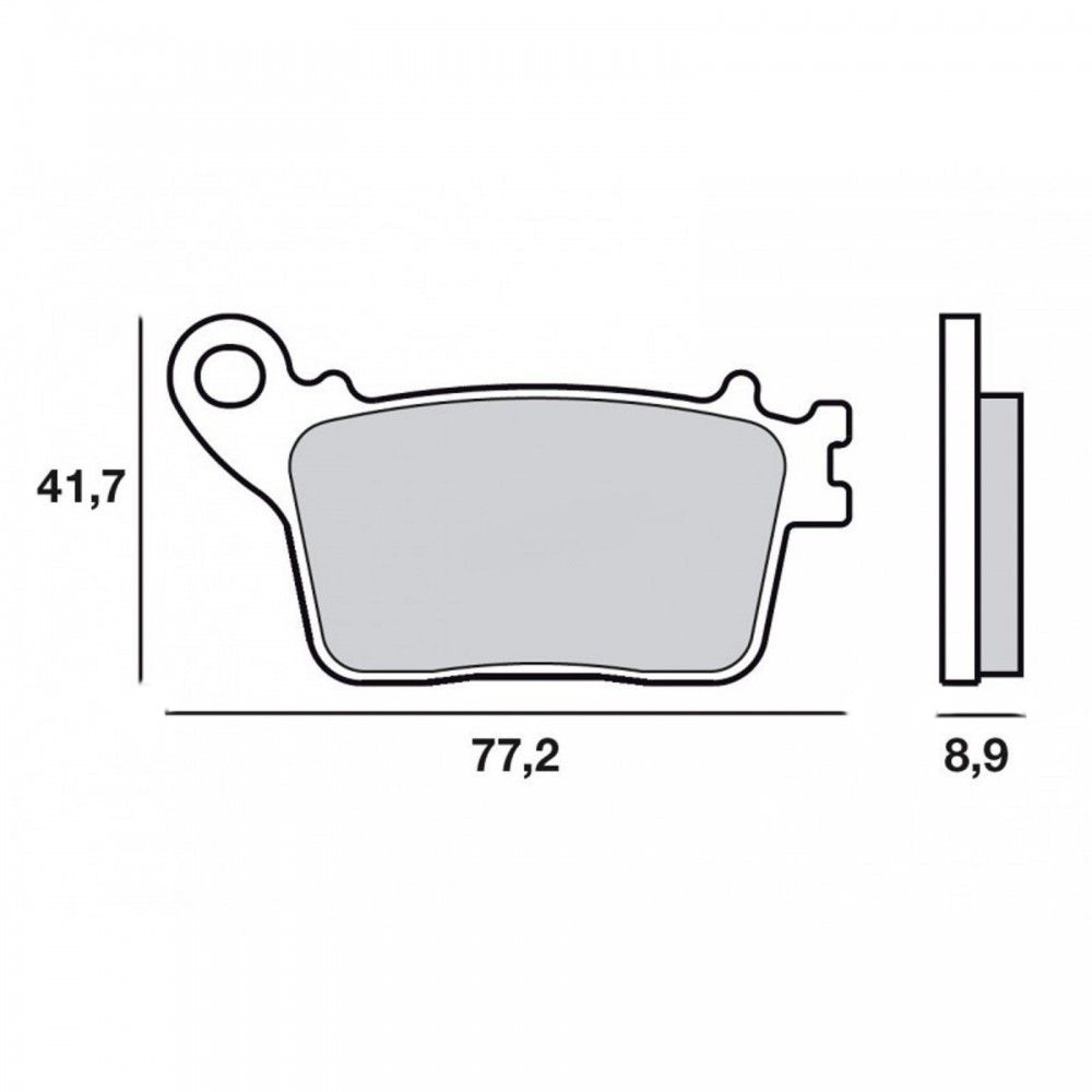 Brembo_Bremsbela_ge_hnten_07HO59SP Brembo Sintermetall Bremsbeläge SP hinten ABE Typ 07HO59SP