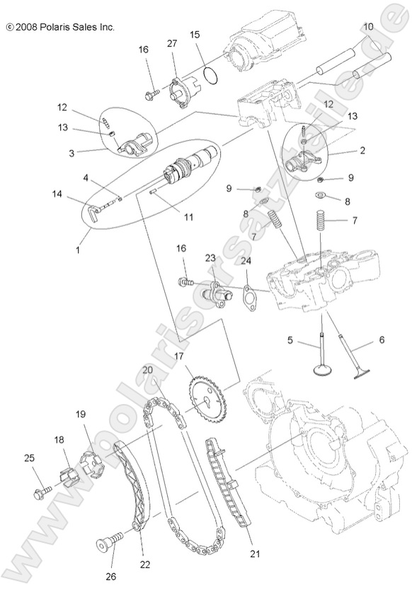 ENGINE, VALVES and CAMSHAFT ENGINE, VALVES and CAMSHAFT