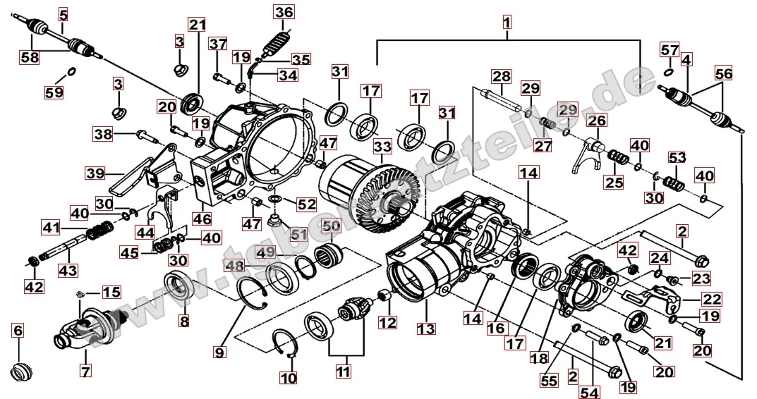 Differential vorne Differential vorne