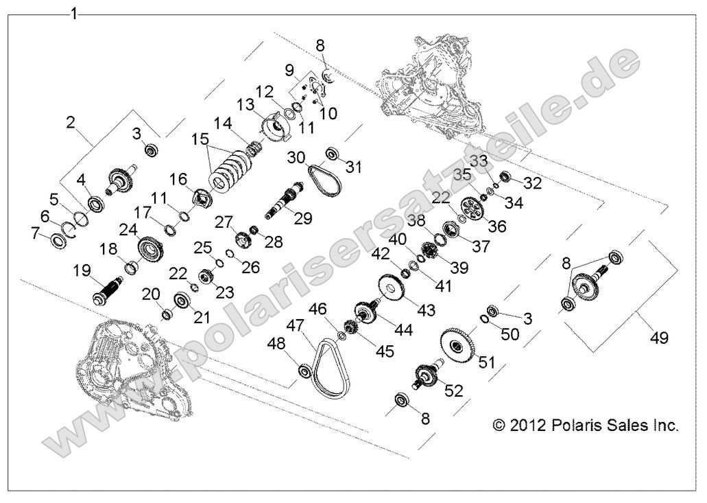 Drive Train, Main Gearcase Internals