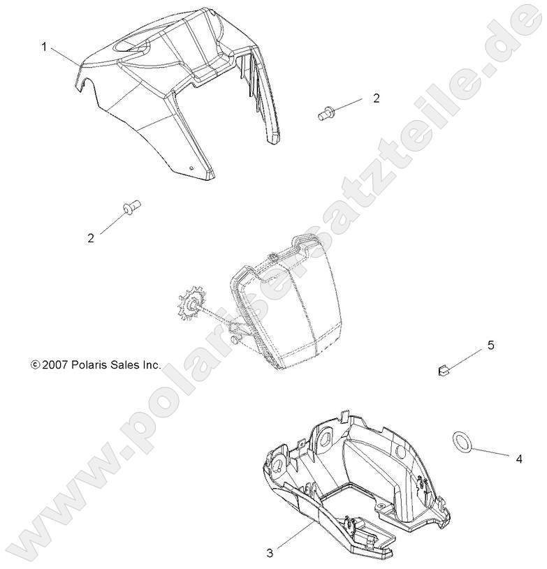 BODY, HEADLIGHT POD BODY, HEADLIGHT POD