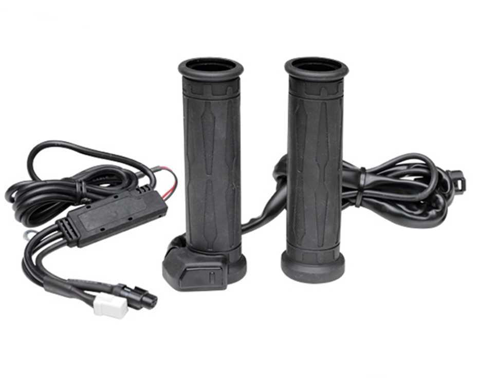 KOSO ATV / Quad Apollo-X Heizgriffe mit Integrierten Schalter und Daumengasheizung - 130mm - 5 Stufig