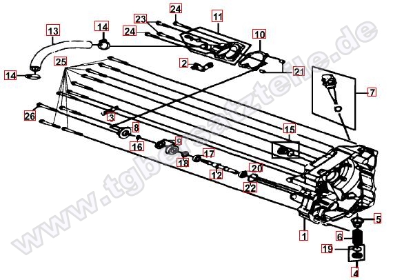 Gehäusedeckel rechts