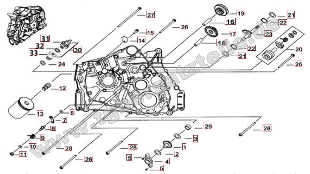 Motorgehäuse links 1