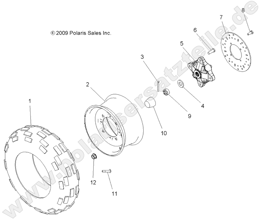 WHEELS, FRONT WHEELS, FRONT