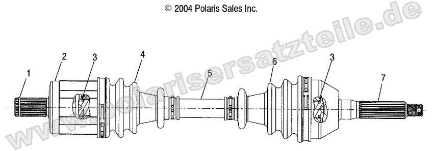 FRONT DRIVE SHAFT FRONT DRIVE SHAFT