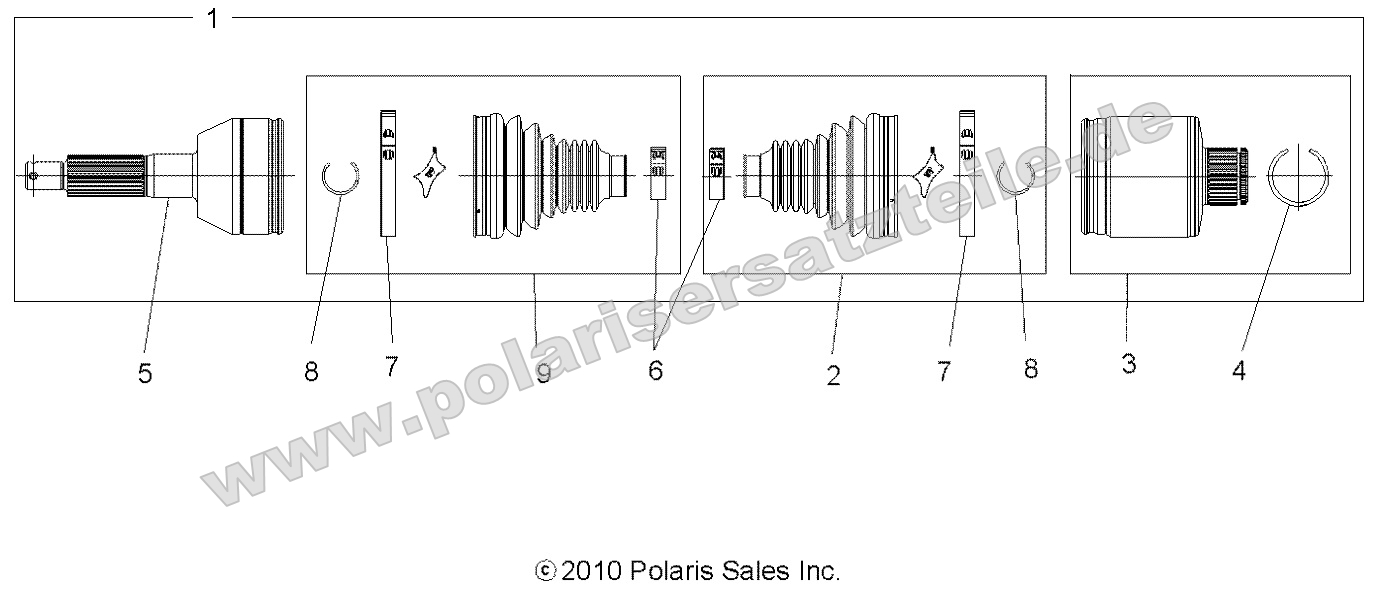 Drive Train, Rear Drive Shaft